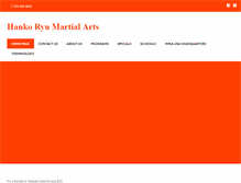 Tablet Screenshot of hankoryuusa.com